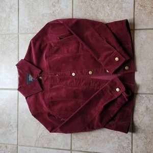 Pendleton Burgundy Corduroy EUC Jacket